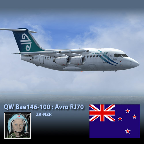 Qualitywings Avro RJ70/Bae146-100: ZK-NZR