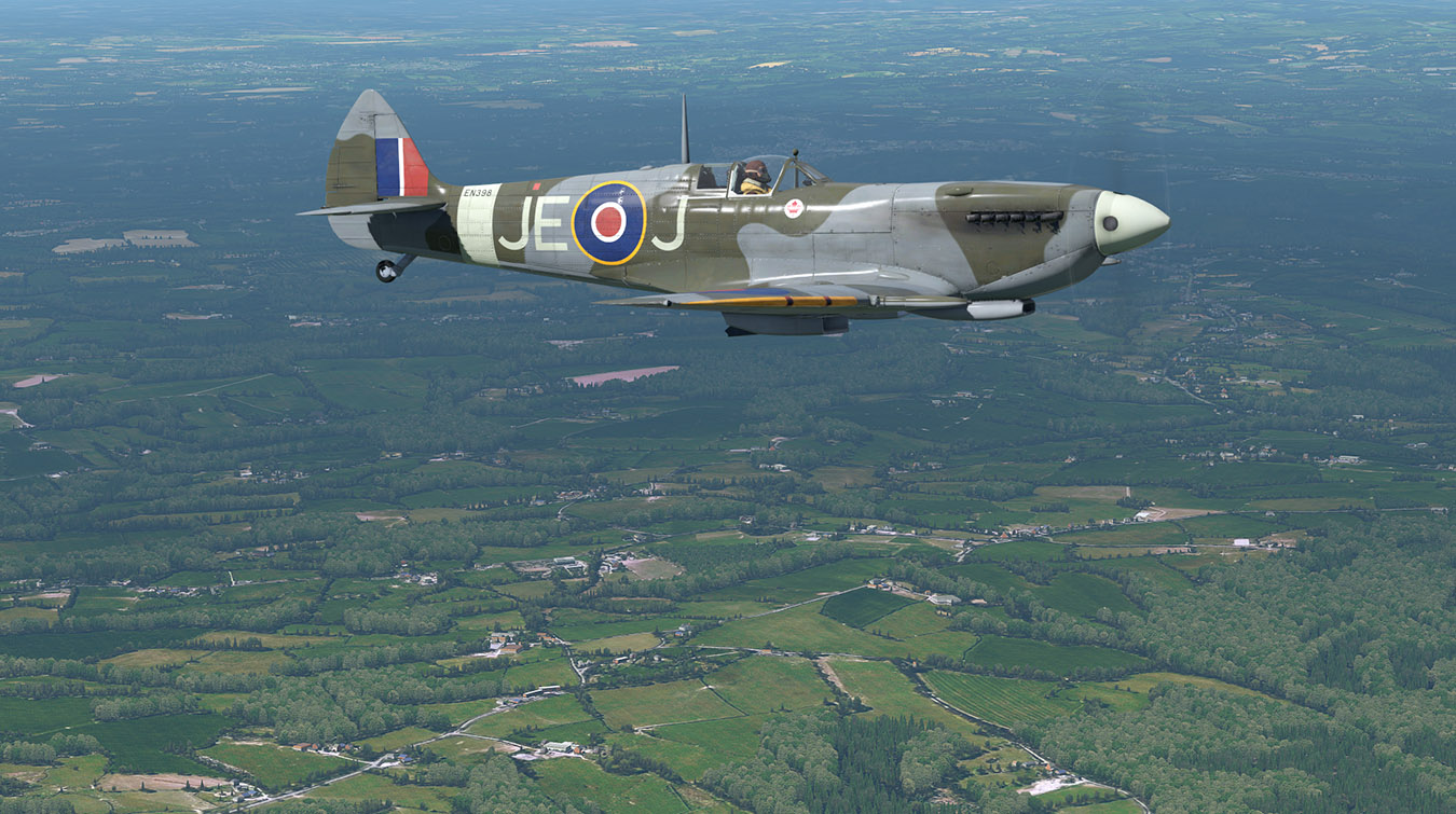Flying Iron Spitfire MkIX: ORBX TEGB