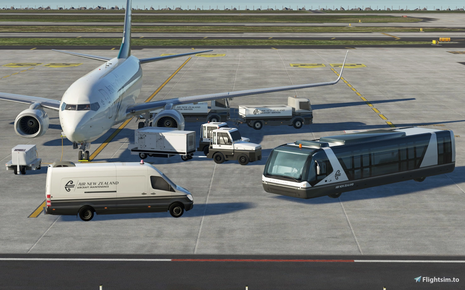 PMDG B737 ANZ Ground Services